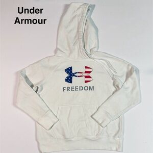 Under Armour White Patriotic Freedom Hoodie **See photo 3**